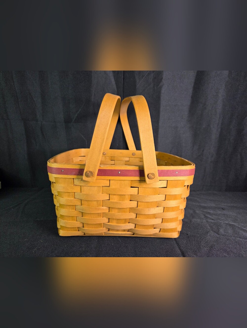 2004 Longaberger Cake Basket 12 X 12 X 6.5